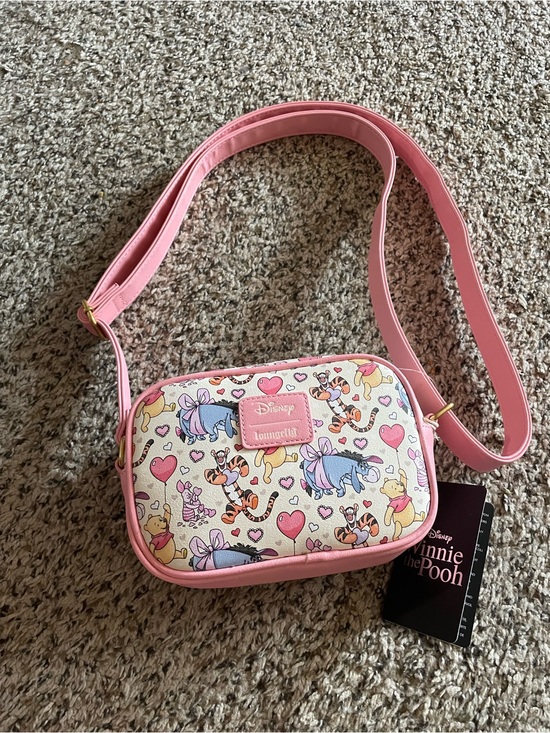 Loungefly Handbags - Disney Loungefly Winnie the Pooh & Friends heart mini crossbody